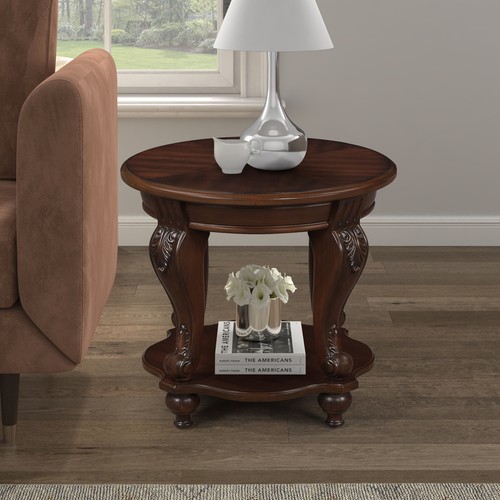 Round end table - end, legs,