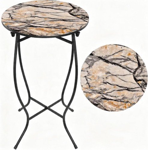 Aonagi round metal - round, side