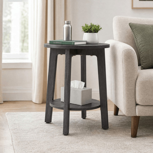 Tier round end table - 2,