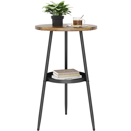 2tier round side table indoor - 2tier,