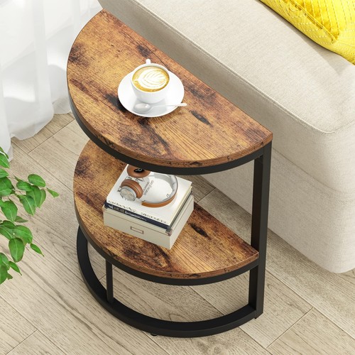 Tribesigns end table semi - table,